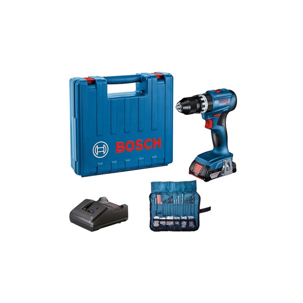 보쉬 브러쉬리스 충전 해머 전동드릴 GSB18V-45 (2.0Ah 1B 100P)+1P 184,210원