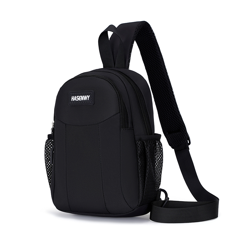 작은 등산 가방 심플 미니 힙색 허리 어깨 방수 스포츠 운동 조깅 가슴 남자 돈 웨이스트 소형, 블랙 9,900원