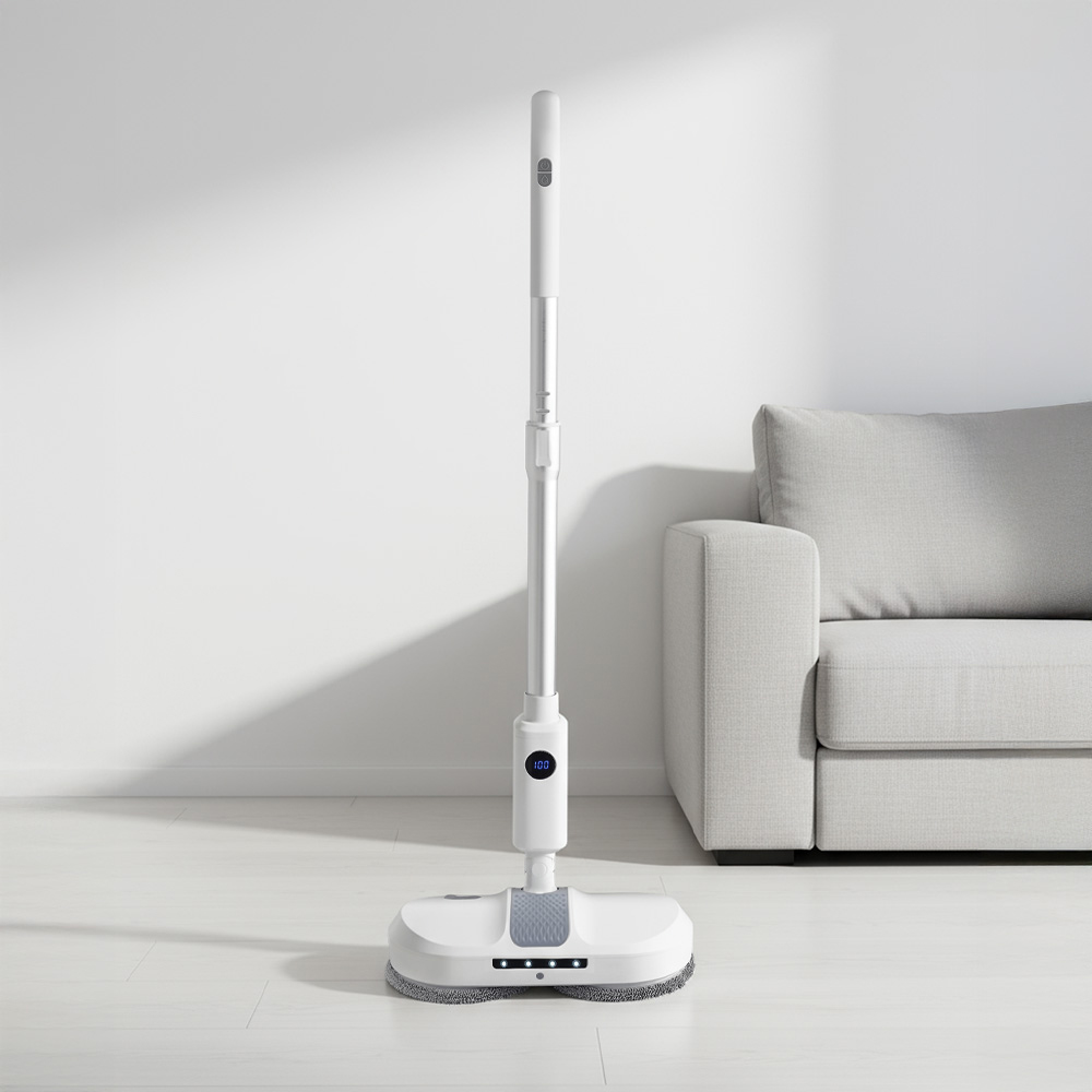 무선 물걸레청소기 물청소기 원터치 자동 분사 셀프 스탠딩, 화이트, 무선물걸레청소기 98,600원