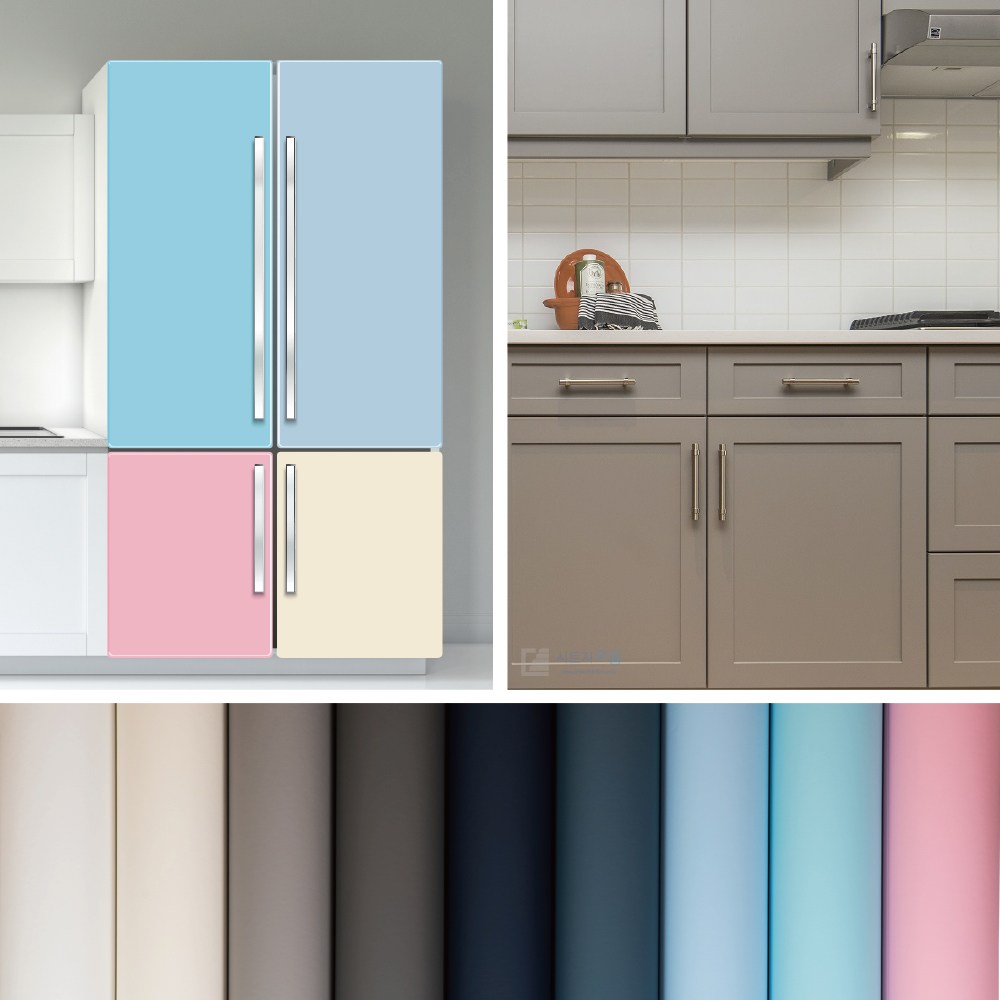 비스포크시트지 소프트필 무광 단색 무패턴 시트지 인테리어필름 주방 싱크대 가구 현관문 장롱 DIY 현대시트 9색 3,700원