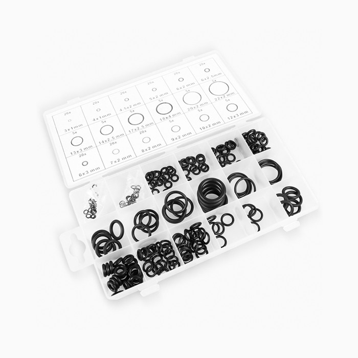 고무오링 O링 패킹 18종 세트 225pcs 케이스 사이즈별 오일링 수리 키트 고무바킹 8,120원
