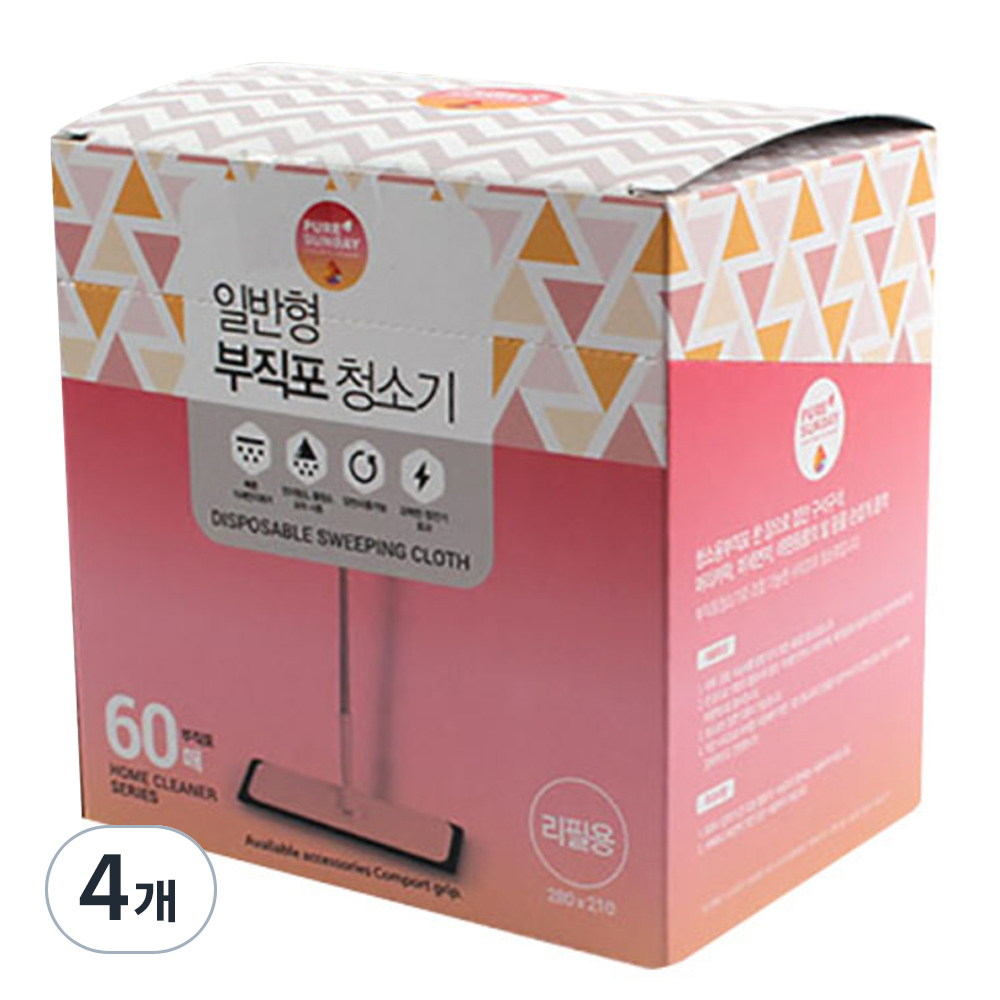 선우랜드 퓨어썬데이 일반형 부직포 청소기 리필형 15,520원