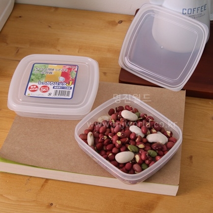 일본 나카야 400ml 밀폐용기 플라스틱 반찬통 2개 세트, 1개 2,500원