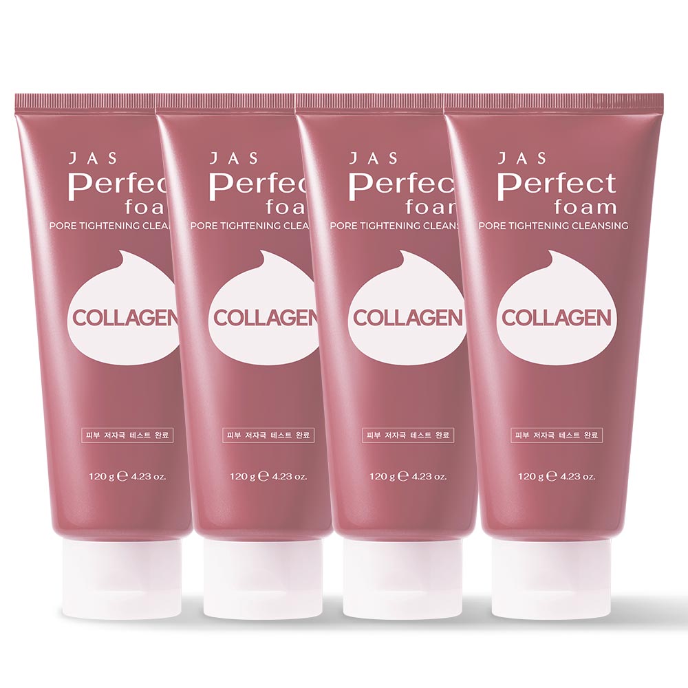쟈스 퍼펙트 클렌징폼 콜라겐, 4개, 120g 11,590원
