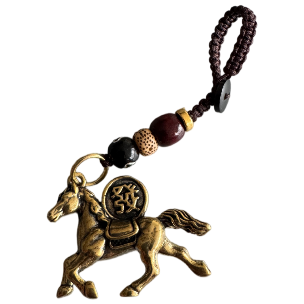 가원홈 재물운 금전운 황동 말 키링 Y1001, 황동색상, 1개 8,600원
