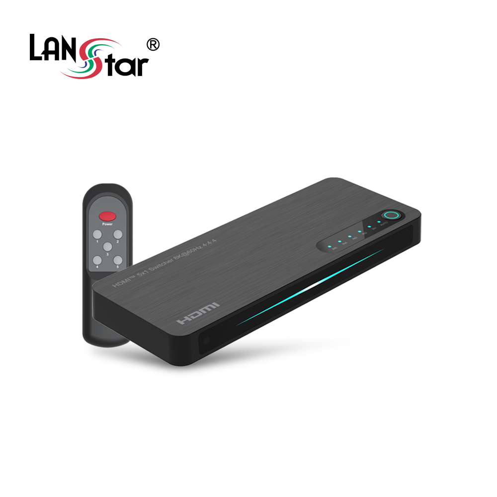 LANstar HDMI2.1 선택기 5:1 4K 120hz LS-AS502N, LS-AS502N 리모컨포함, 1개 58,000원