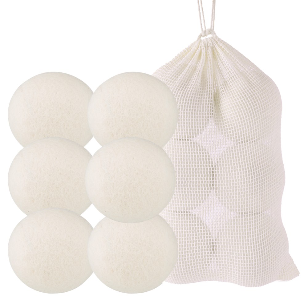 에테르나 홈 건조기 양모 울드라이어볼(6p) 세트 파우치 포함, 아이보리, 1개 14,140원