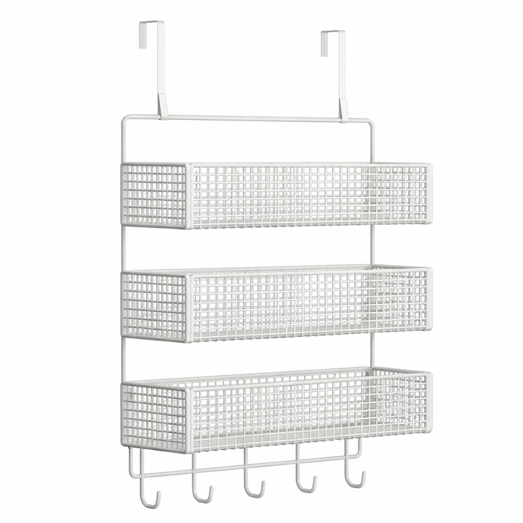 문걸이 공간활용 무타공 3단 수납선반 조립불필요 24,900원