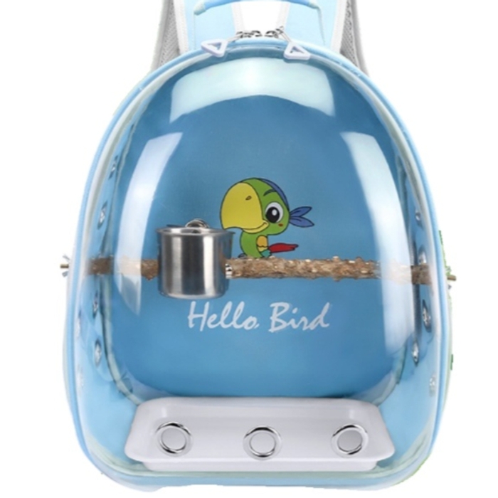 앵무새 이동장 새장 놀이터 키우기 새 애완조 날림장 용품 잉꼬 퀘이커 이동가방 집 외출, 그린 29,700원