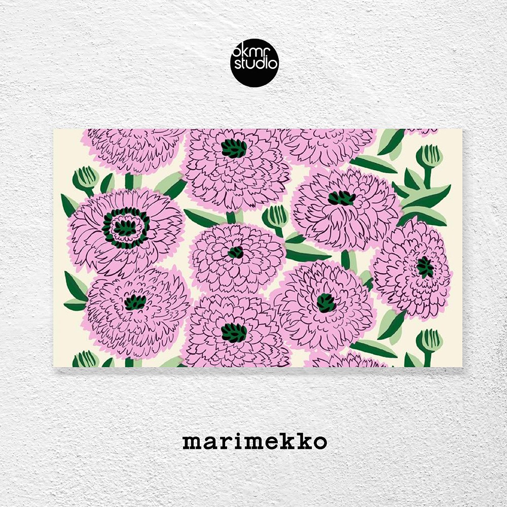 마리메꼬 프리마베라 바이올렛 수국꽃 대형 패브릭액자, 바이올렛 292,000원