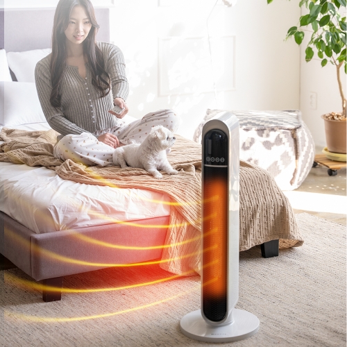 온풍기 가정용 PTC 전기히터 난로 사무실 회전 스탠드 온열기 178,000원