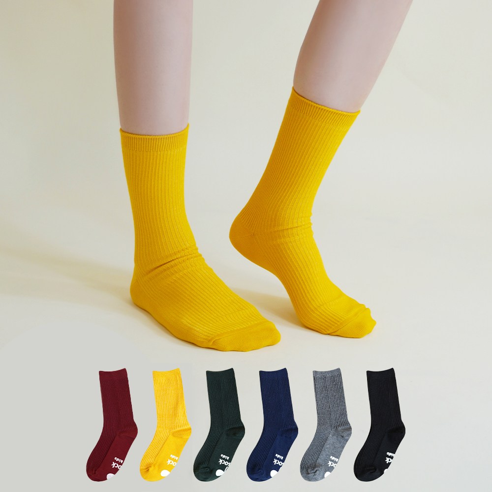 마이싹 6켤레 캔디데이즈 장목 양말 아동 여성 커플 29컬러 17,900원