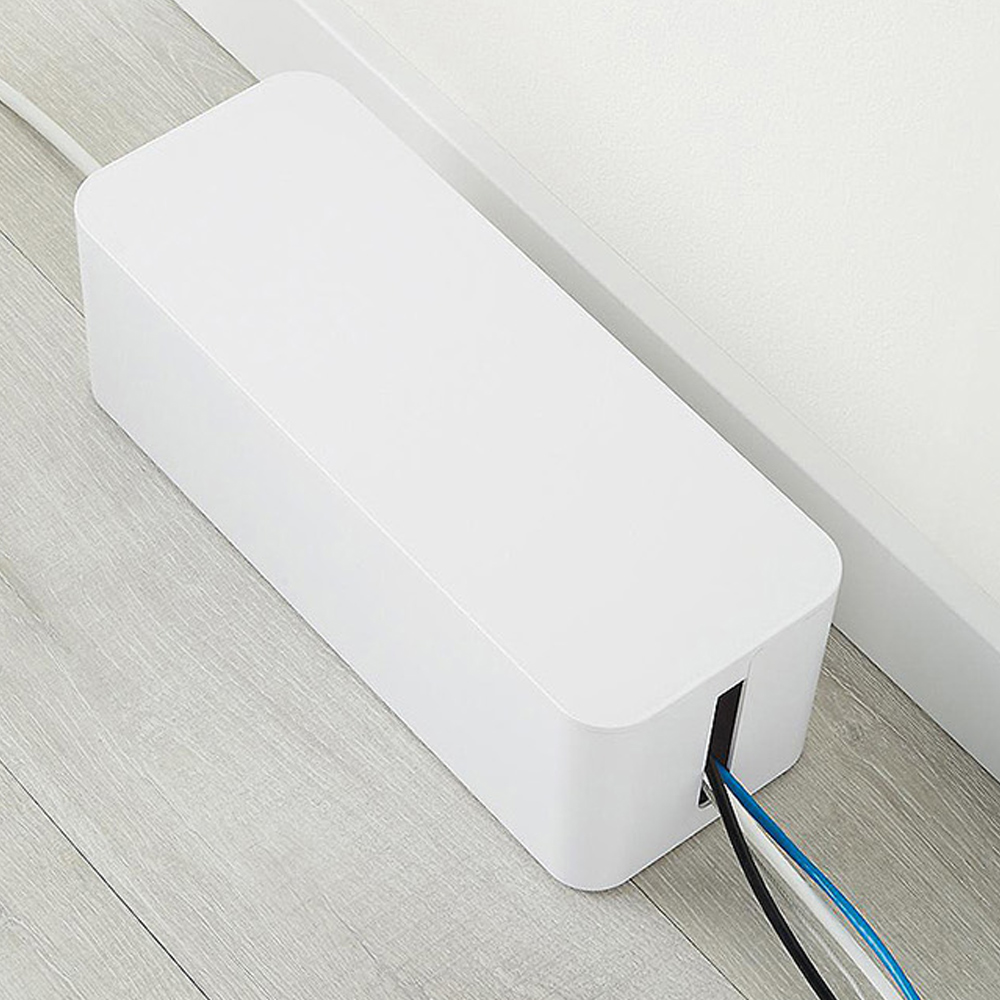 넥시 멀티탭 정리 보관함 중형 NX1014, 1개, 화이트 9,600원