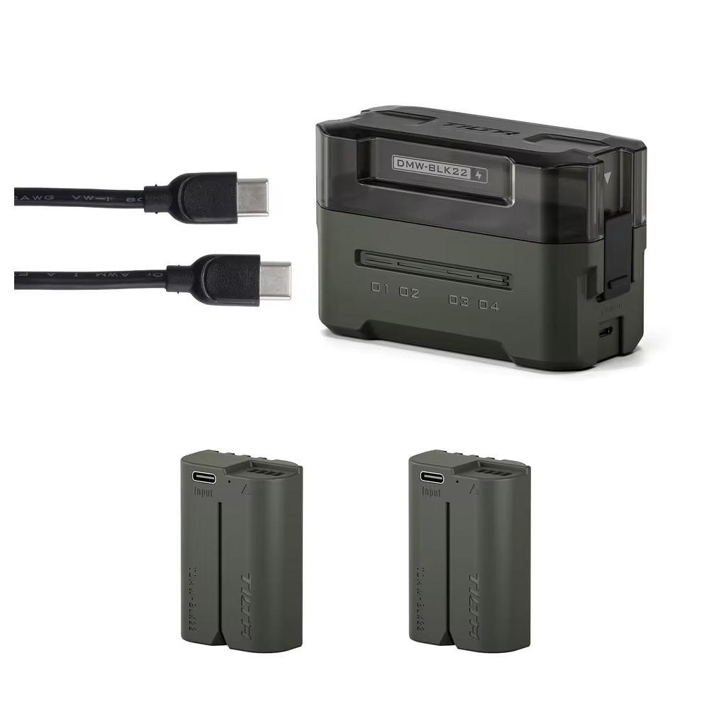 틸타 파나소닉 루믹스  DMW-BLK22 전용 배터리 4채널 호환 충전기 C타입  2배터리팩 키트 TBC-BLK22-A-GN 125,500원