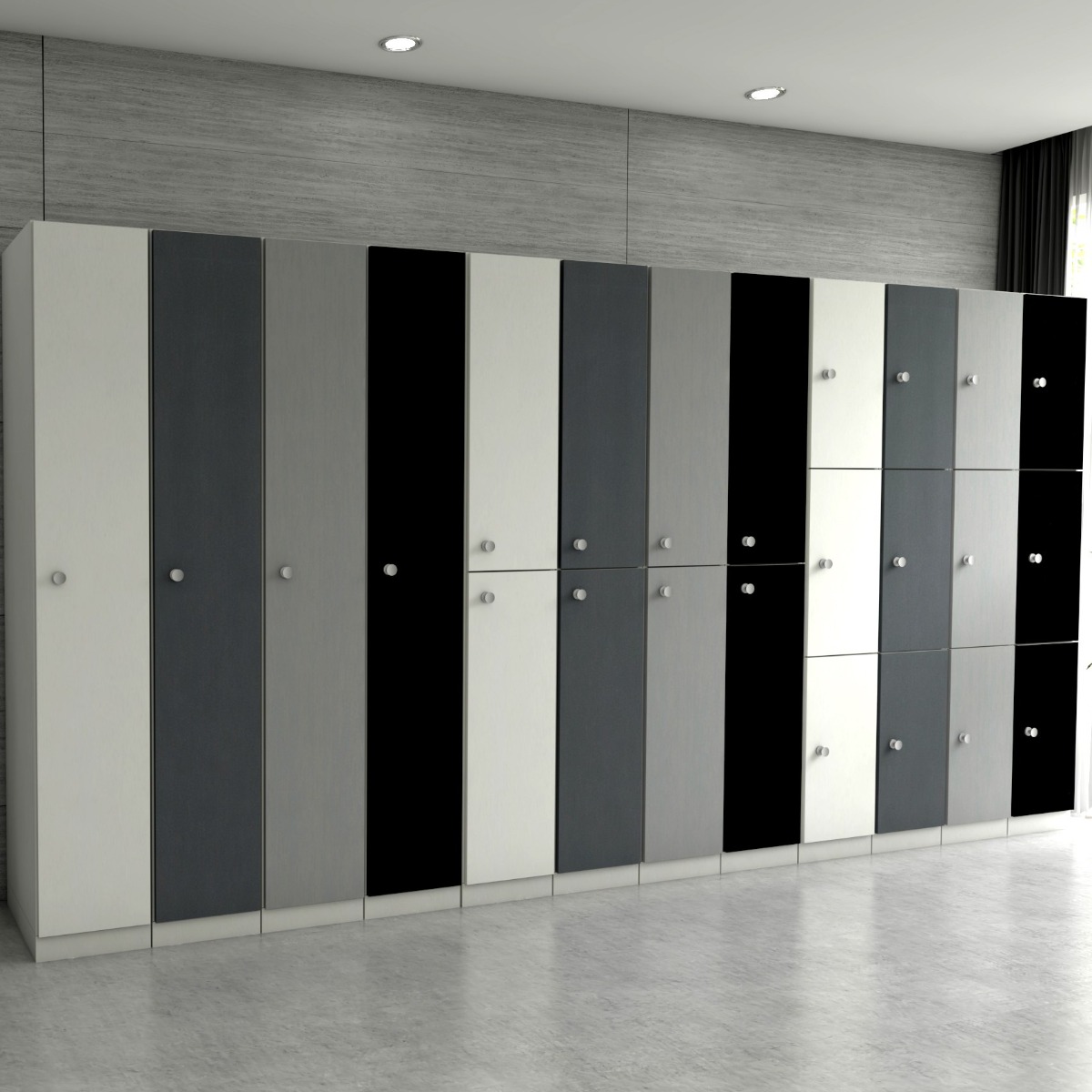 멀티가구 LPM 1단 2단 3단 락카장 캐비닛 사물함 모음전, LPM 화이트 72,000원