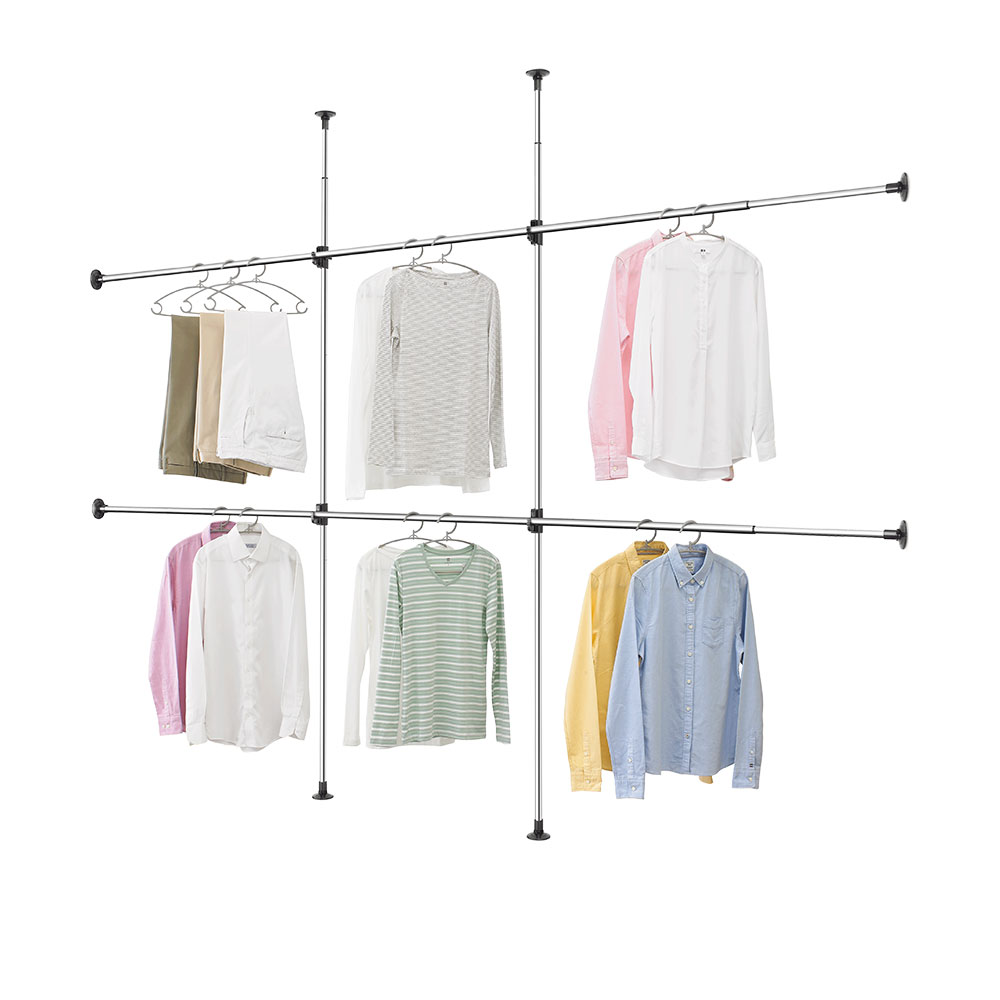 웰렉스 벽사이 수직폴행거  드레스룸행거 수직폴건조대 126,000원