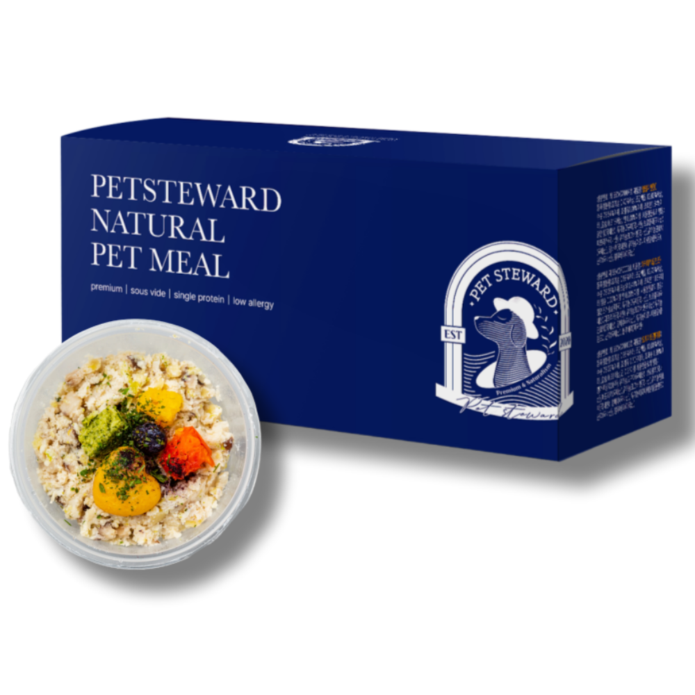 펫스튜어드 럭셔리 강아지 저지방 수비드 수제 화식 자연식 사료 65g 10종 12팩 55,200원