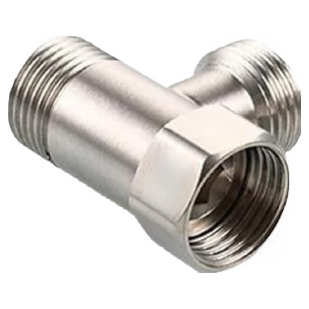 어센드코리아 T밸브 다용도 수도 밸브 연결 스레인리스 15A 2개, 현재가 7,850원