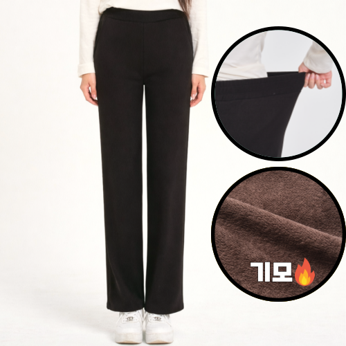 다이모니온 여성 겨울 데일리룩 슬랙스 기모 바지 16,900원