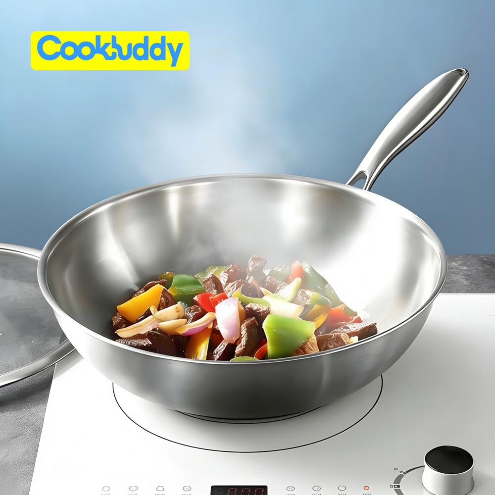 CookBuddy 궁중팬 인덕션 가스레인지 겸용 5중 316 스테인리스 중식 웍, 1개, 26cm 38,900원