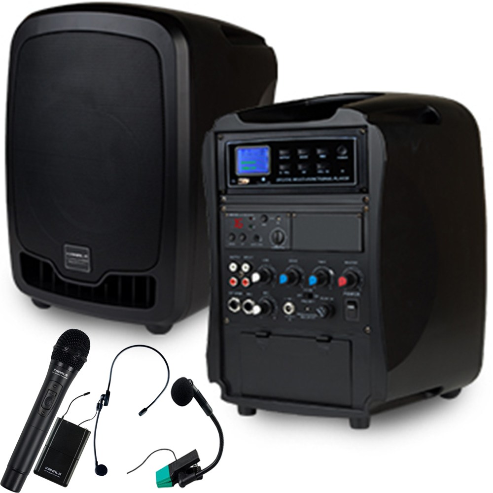 포터블 앰프스피커 카날스 이동식 AT-115BN 900메가 무선마이크내장 MAX파워150W 마이크 옵션선택, SM 469,420원