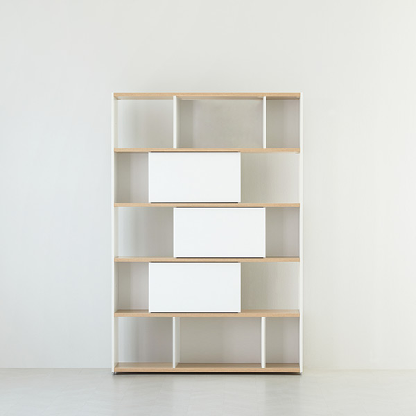 [두닷] 스택 2.0 1200 5단 세트B(도어x3)_덴버오크, 덴버오크+에어화이트 319,000원