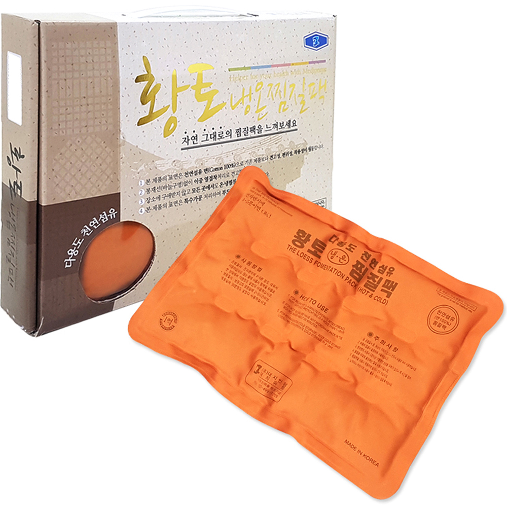 대지인팜 황토 냉온찜질팩, 1개 8,000원