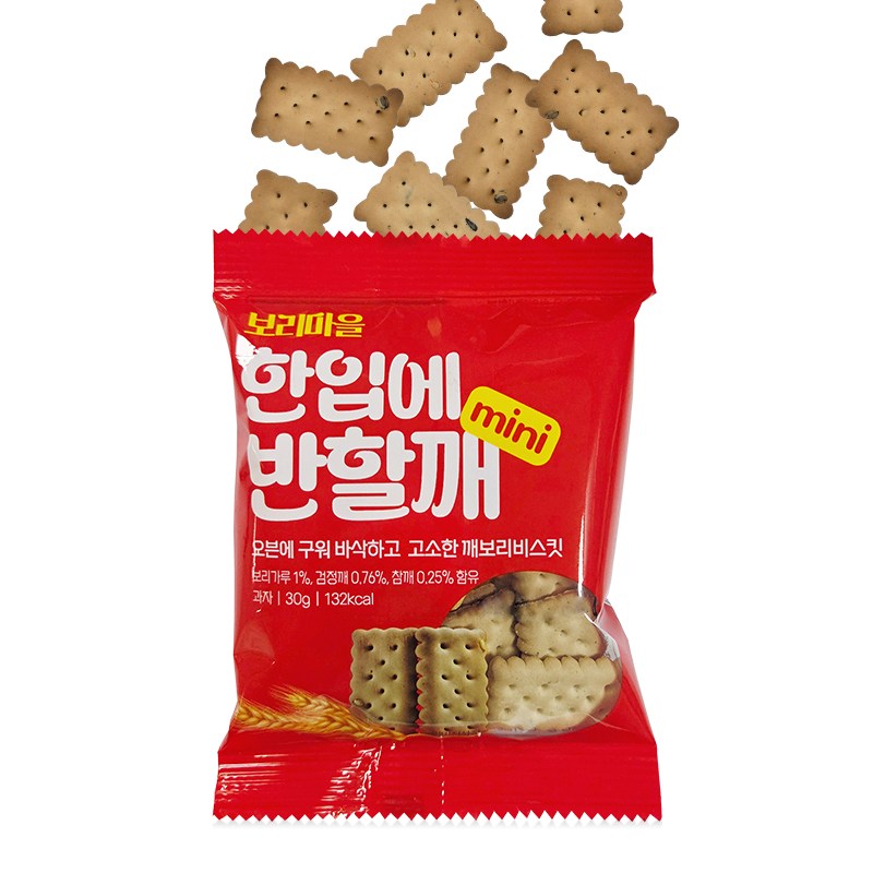 보리마을 한입에 반할깨 / 간식 깨보리비스킷 개별포장, 20개, 30g 7,820원
