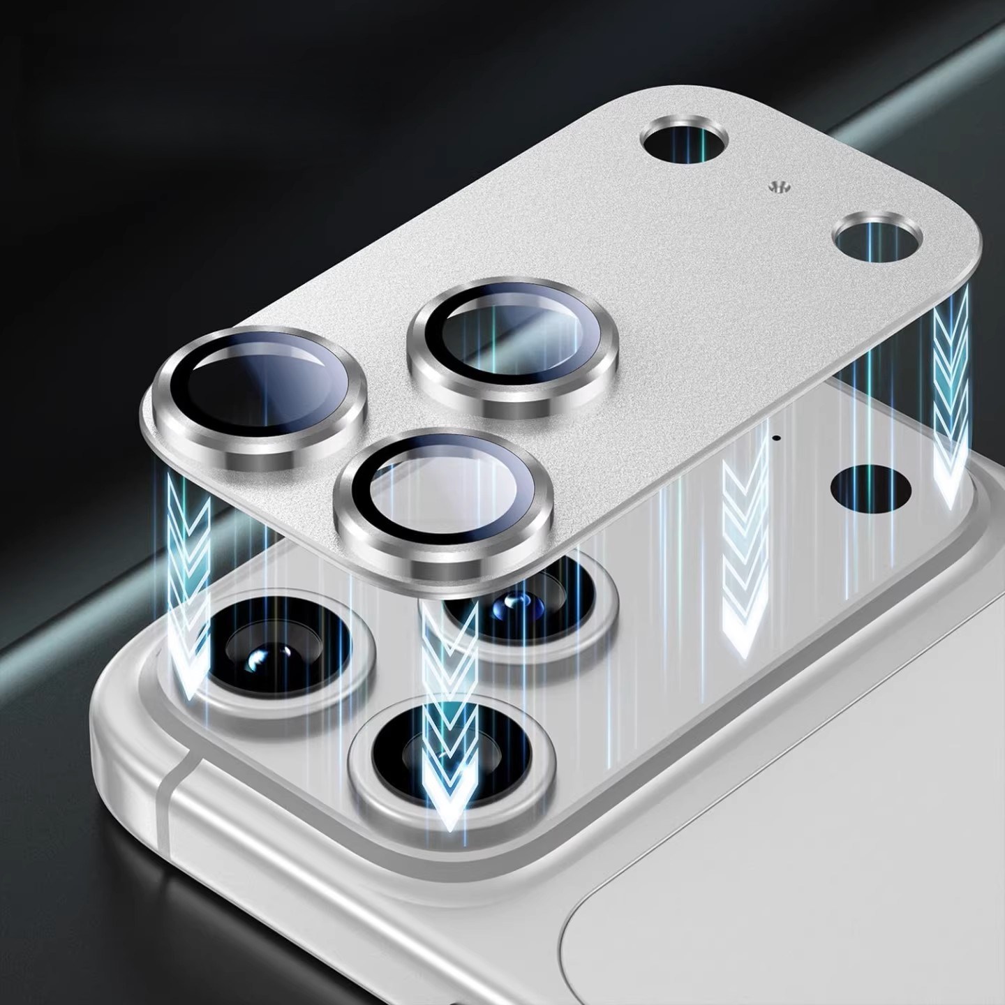 케이트 카메라 렌즈 일체형 풀커버 강화유리 보호필름, 1개 15,800원