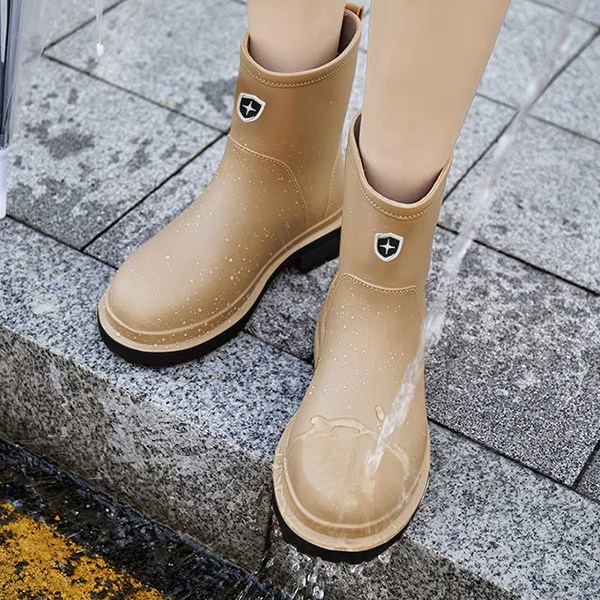 엠피가드 여성 논슬립 패션 키높이 숏 레인부츠 여름 방수화 여자장화 15,460원