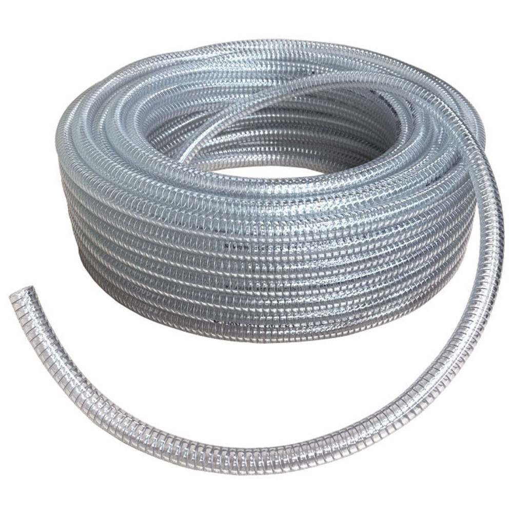 식품용 스프링호스 15mm x 50M롤 정전기방지 투명 PVC 철심호스, 1개 109,250원