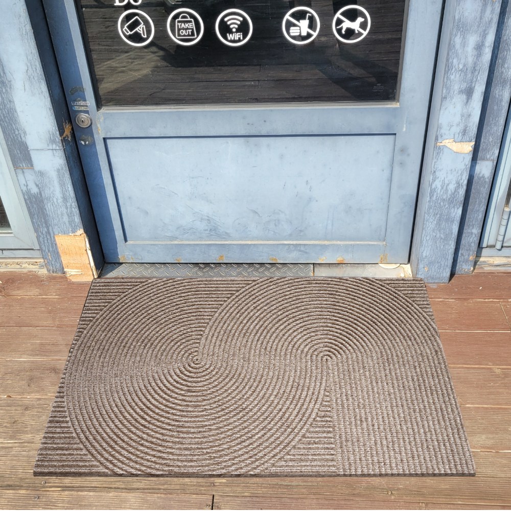 하이븐 갤러리 현관 발매트 미끄럼방지, 라운드브라운, 1개 59,900원