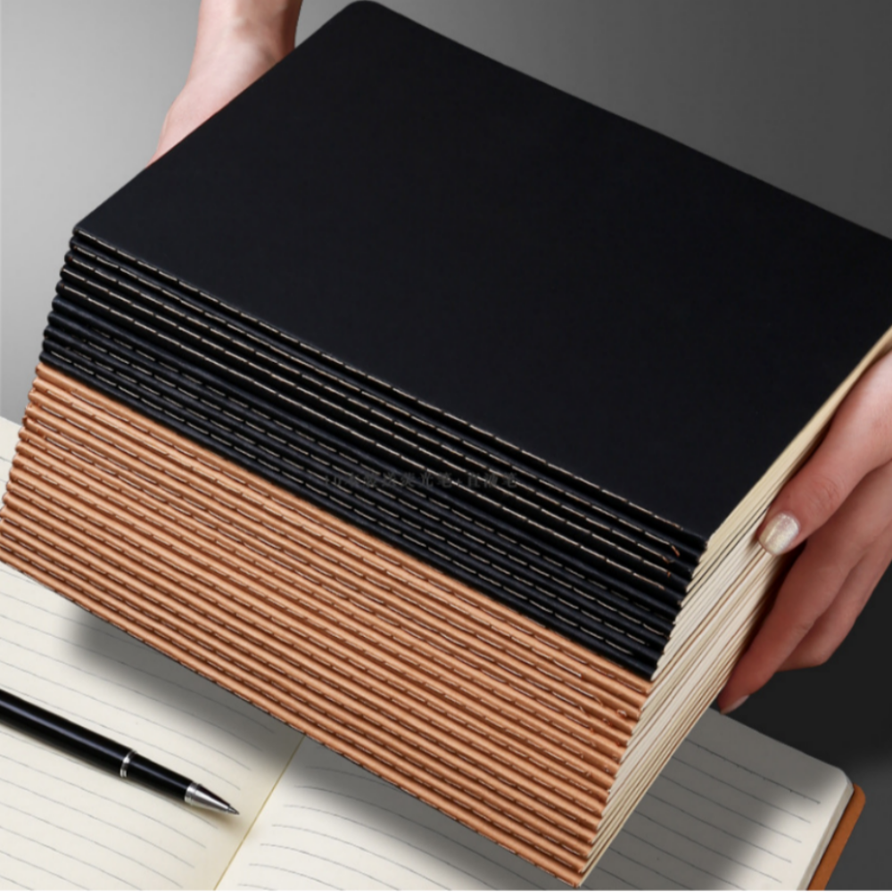 크라프트 노트 10권 A4 A5 B5  줄 무지노트 필기 연습장 메모장 2컬러 인쇄가능 28,000원