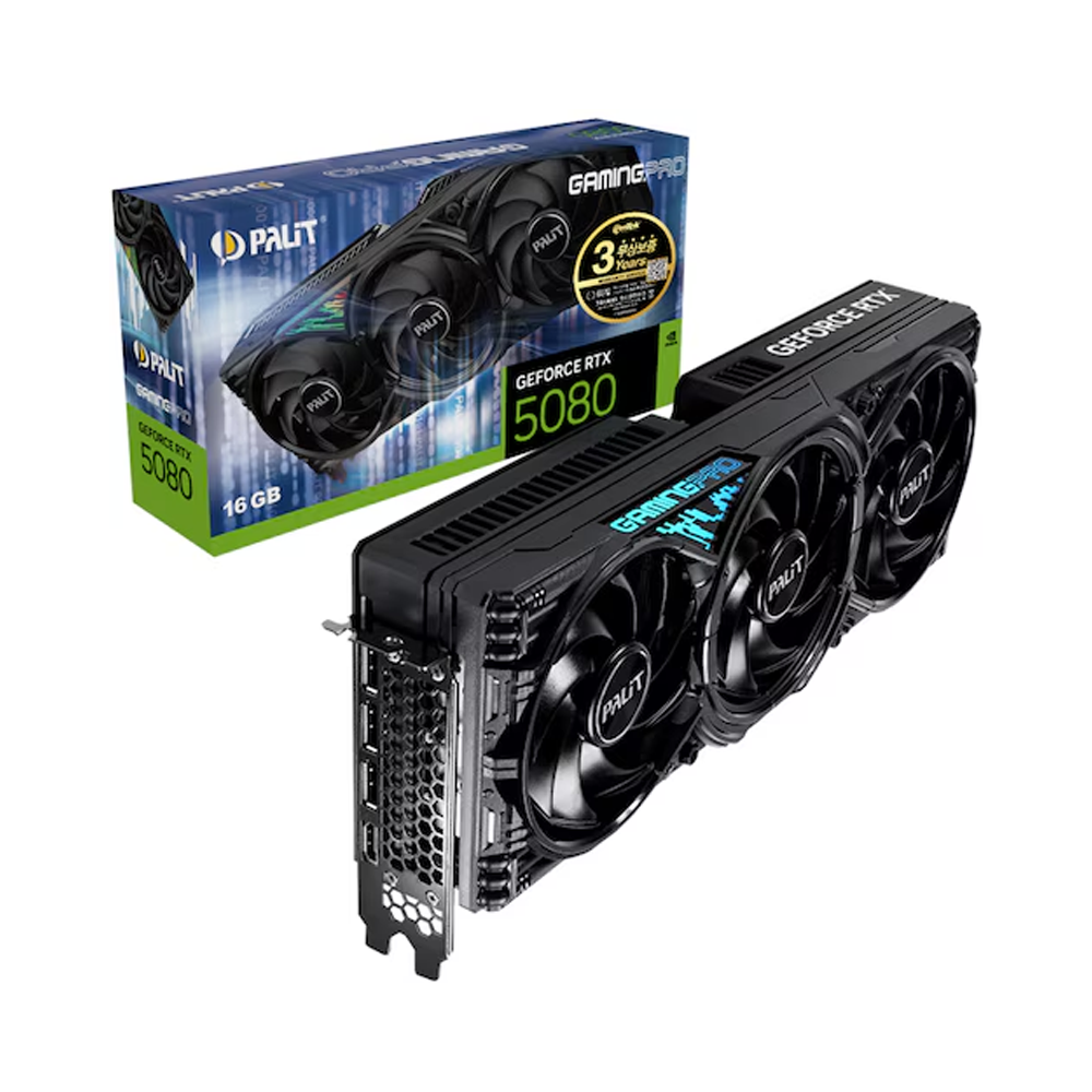 PALIT Geforce RTX 5080 GAMINGPRO D7 16GB 그래픽카드 VGA 이엠텍 2,165,000원