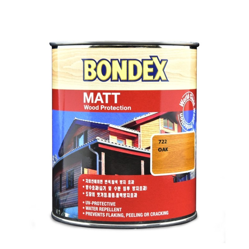 750ml 본덱스 방부 방충용 오일스테인 반광 북유럽산 목재 데크 나무 원목전용 19,000원