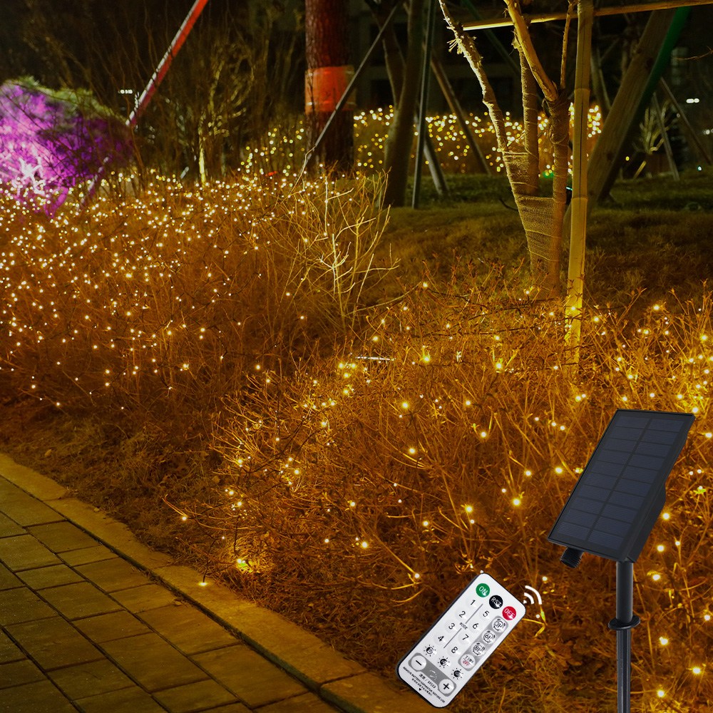 31v 태양열 리모컨 꼬마 전구 33m 300구 27,700원