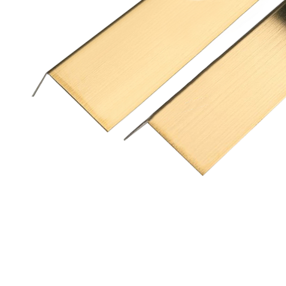 (재단가능) 티타늄골드 ㄱ자 코너몰딩(폴리싱,헤어라인) 2사이즈(25,30mm) 2.4M _몰딩 마루몰딩 바닥타일 타일마감 마감재 꼼꼼이 코너비드 ㄱ자 21,200원