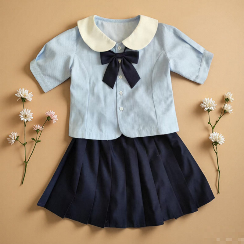 해피유통어린이 스쿨룩 반팔 셔츠와 플리츠 스커트 세트14세 이상 XG03 31,320원