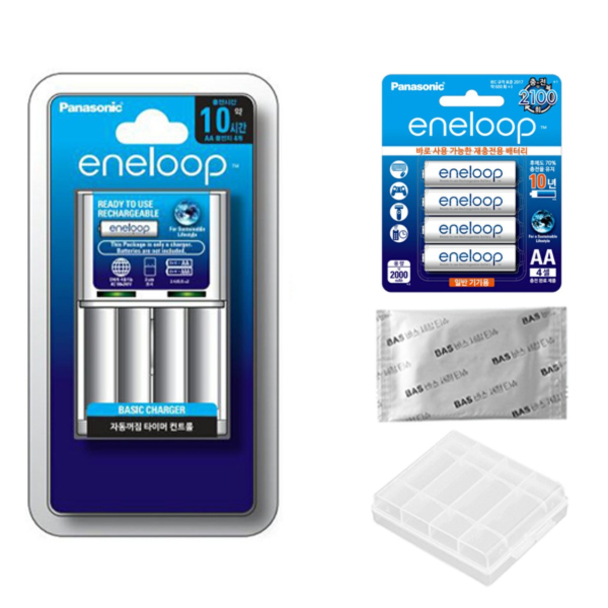 에네루프 BQ-CC51 충전기 + 에네루프 AA AAA 충전지 세트 사은품증정, 1세트 29,900원