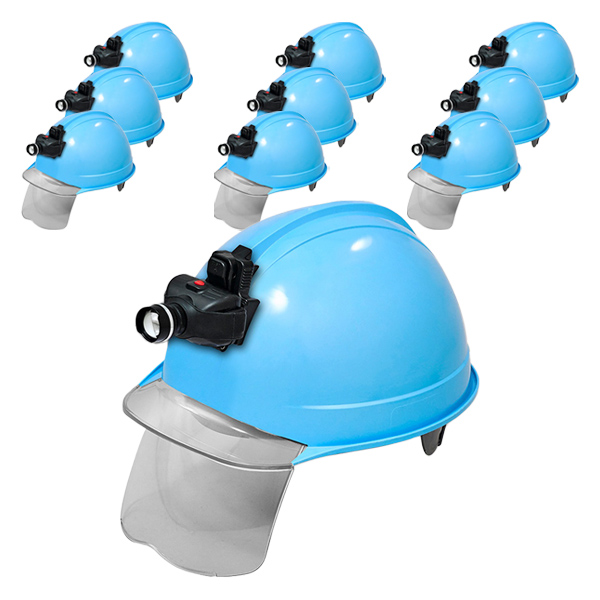 동명 고급형 보안경 투명창안전모 헤드랜턴포함 KH005 스카이블루 394,540원