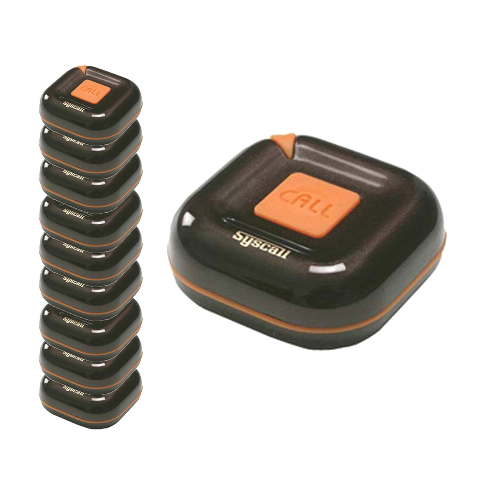 씨스콜 무선호출 방수 식당벨 오렌지브라운 10p 85,350원