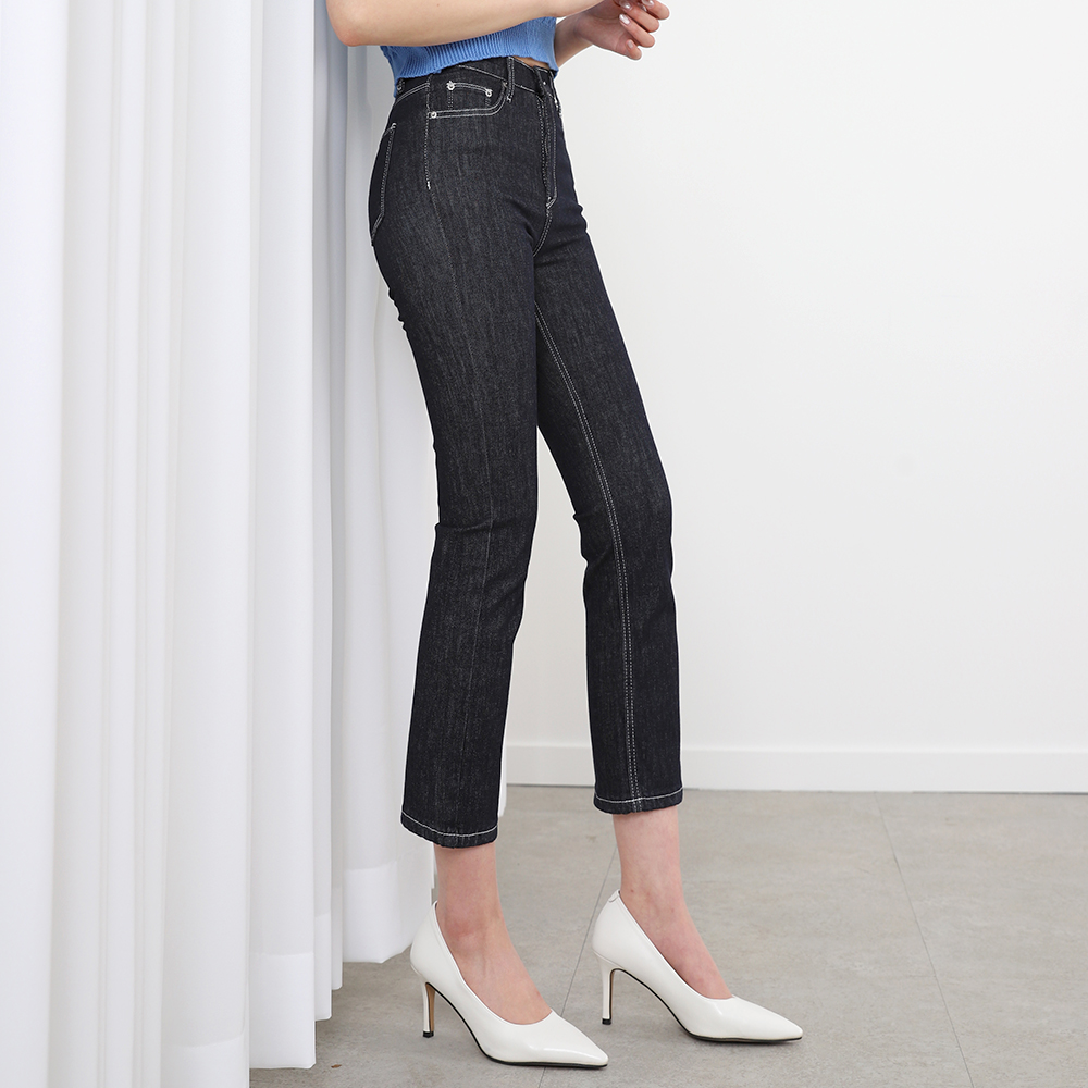 인비비드 여성용 컴포트 블루 히든밴딩 논페이드 생지 데님 청바지 기본기장 G04D17_ij5482 29,380원