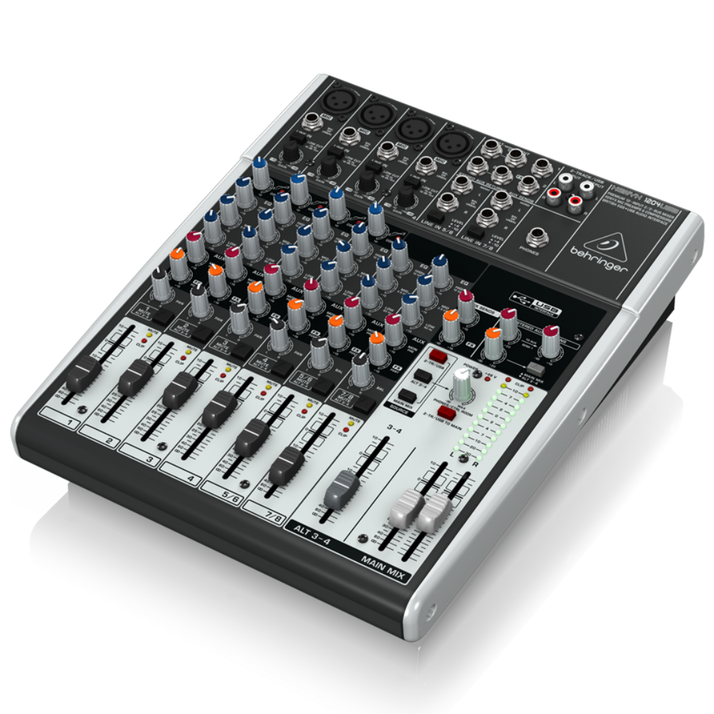 베링거 아날로그 믹서 1204USB 12채널 USB 오디오 인터페이스 믹서, 현재가 288,180원