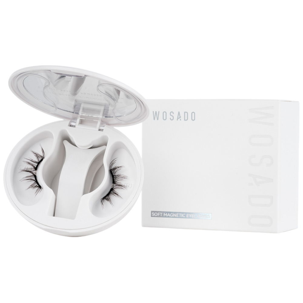 WOSADO N0.13 마그네틱 인조속눈썹 일체형 수납 설계2in1 R-SLM 연자성 기술 고급 노글루 속눈썹 메이플 브라운, 1개, N0.13 메이플 브라운 56,800원