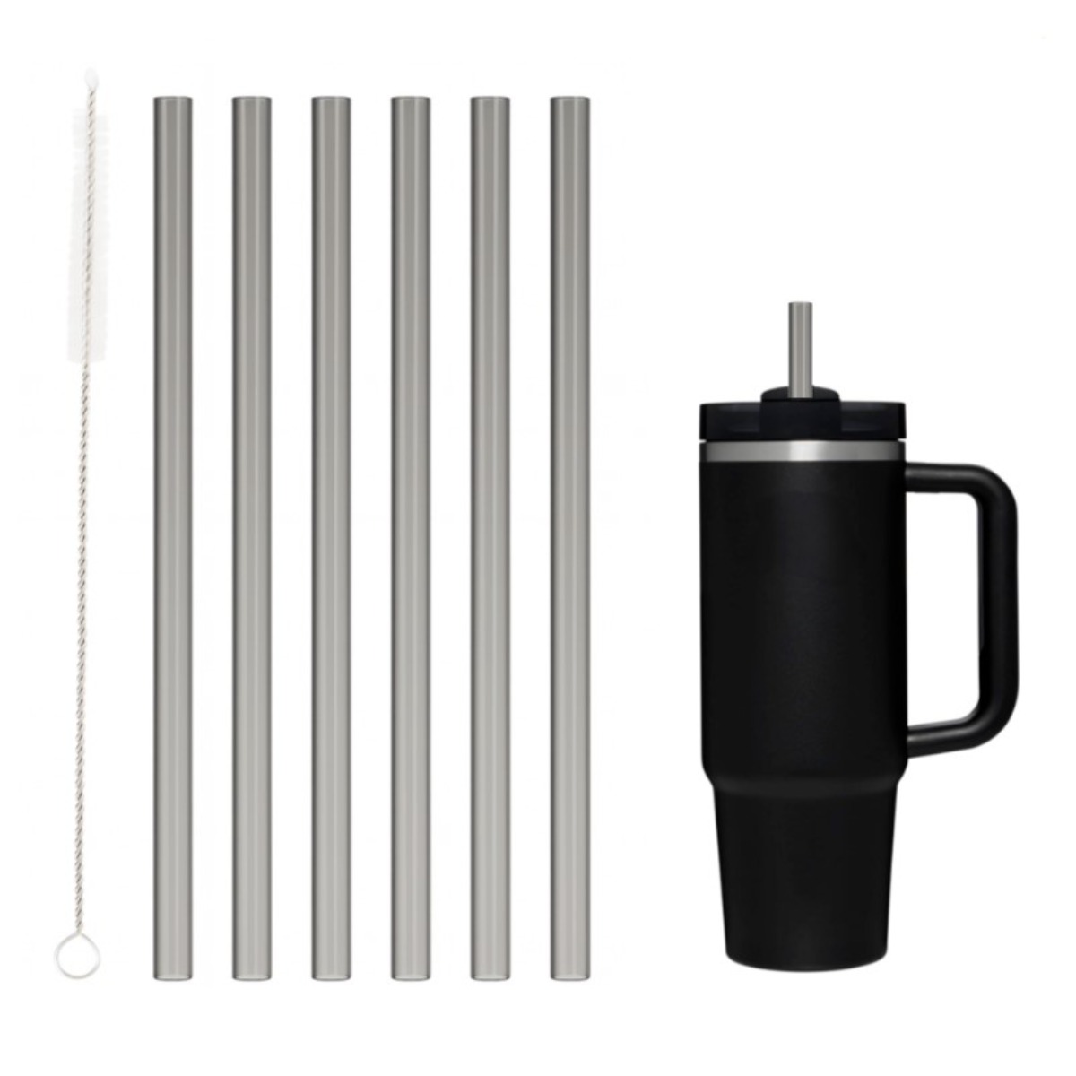 스탠리 스타벅스 887ml 1.18L 텀블러 호환 불투명 블랙 트라이탄 빨대 세척솔 세트 5,210원