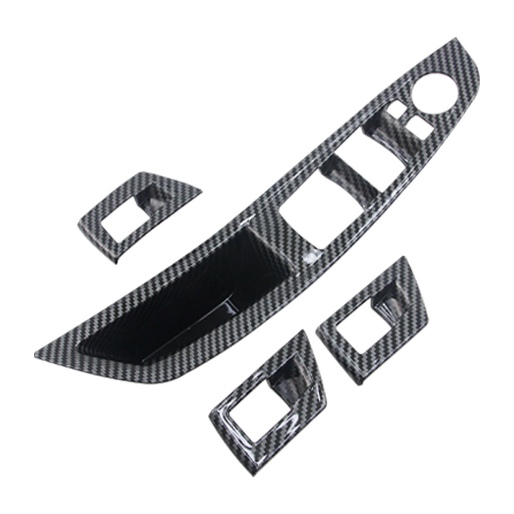 CS BMW 5시리즈 F10 호환 윈도우스위치 패널 카본 528i 520D 부착형 몰딩 용품, 윈도우 스위치 30,000원