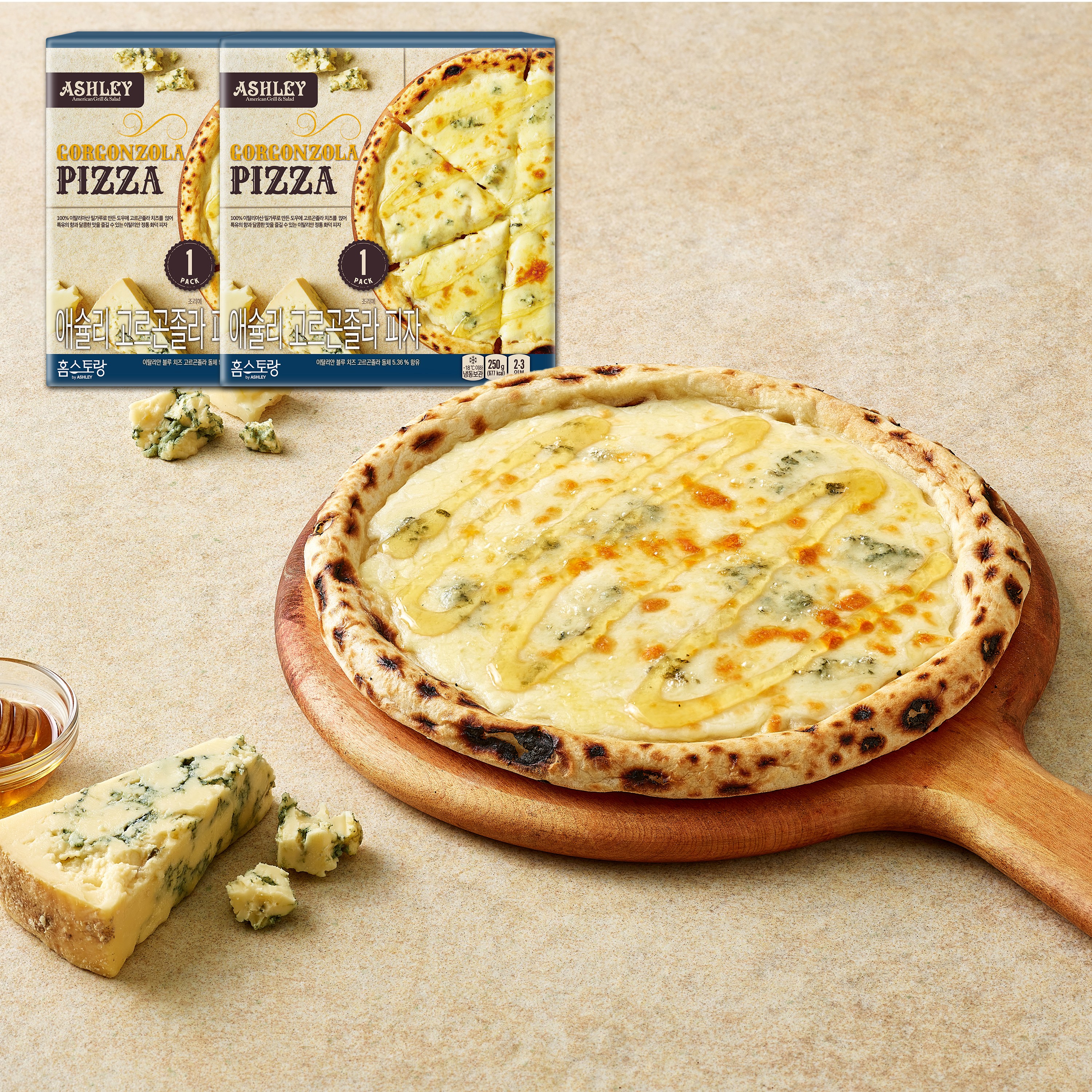 애슐리 고르곤졸라 피자 1판 화덕피자 25,800원