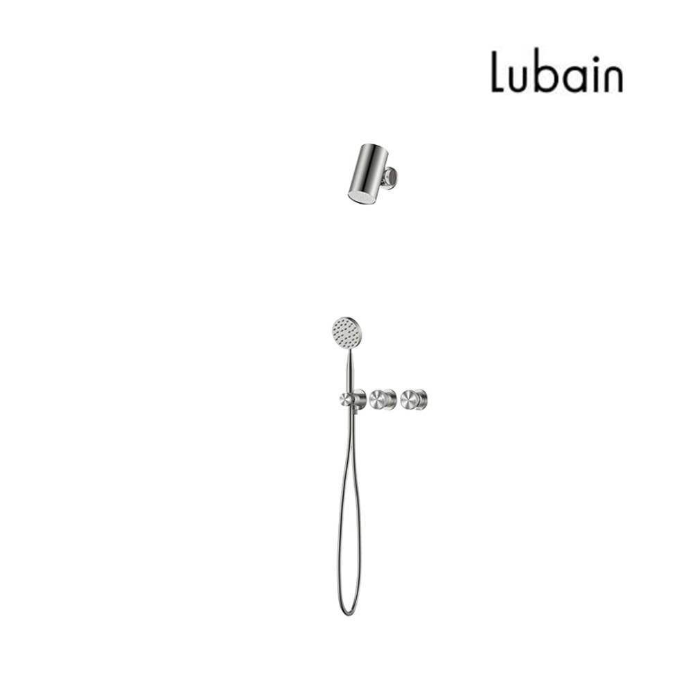 루바인 벽매립 샤워수전 아나톨레 RA0482SH 실버헤어라인 2WAY 768,000원