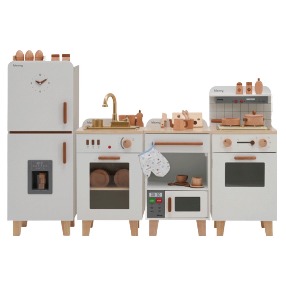 키앤비 스노피아 우든 주방놀이 에센셜 4종 세트 320,000원