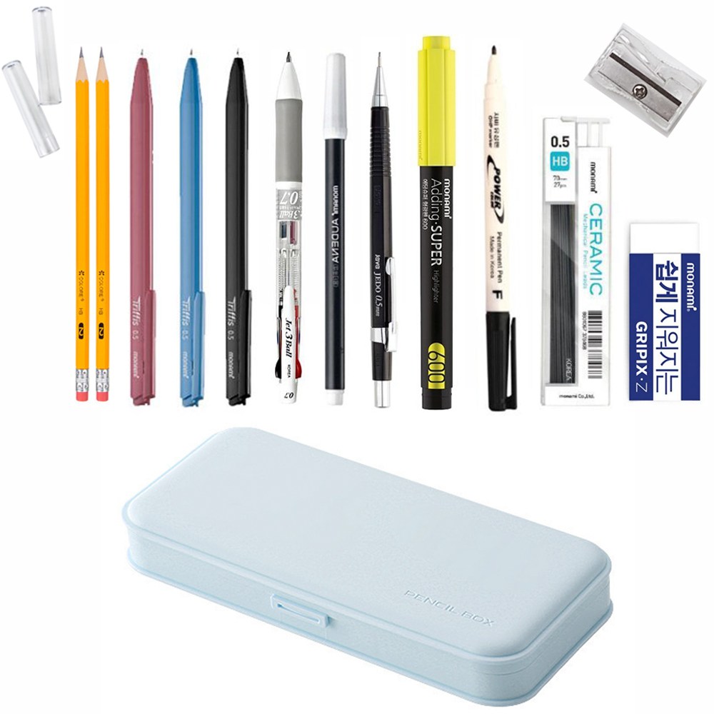 HB문화사 필기구 셋트 펜슬박스 문구셋트  실속 16종 셋트 14,110원